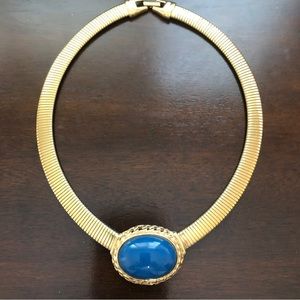 Trifari 20th Century gold plated snake choker